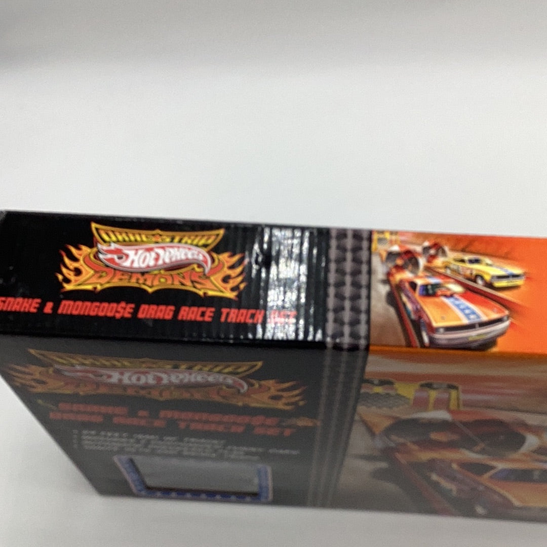 Drag Strip Demons Snake & Mongoose Drag race set Toys R Us exclusive New Sealed!