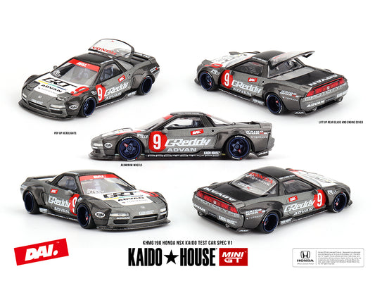 PREORDER Kaido House x Mini GT 1:64 Honda NSX Kaido Test Car Spec V1 #190