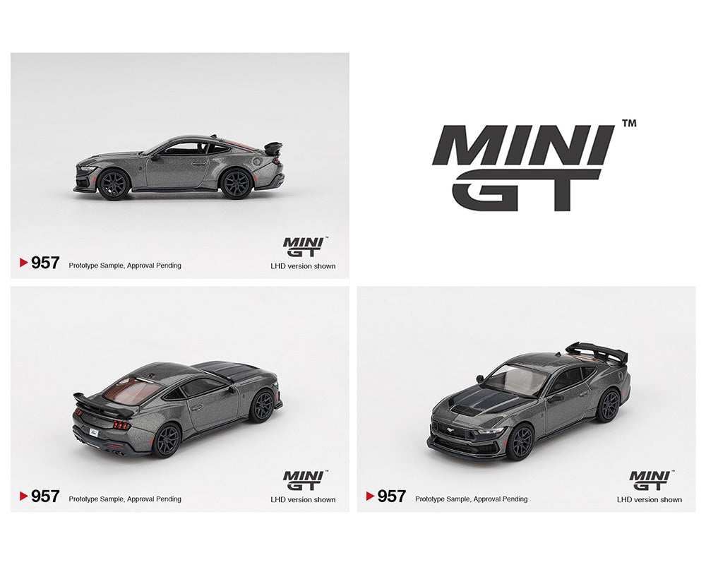 (Preorder) Mini GT 1:64 Ford Mustang Dark Horse 2024 – Carbonized Gray MGT00957