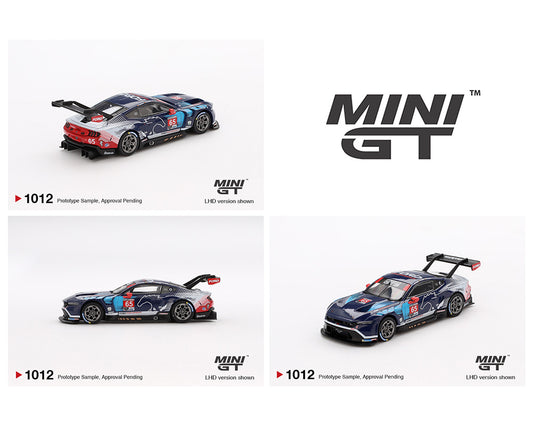 (Preorder) Mini GT 1:64 #1012 Ford Mustang GT3 #65 Ford Multimatic Motorsports 2024 IMSA Daytona 24 Hrs MGT01012