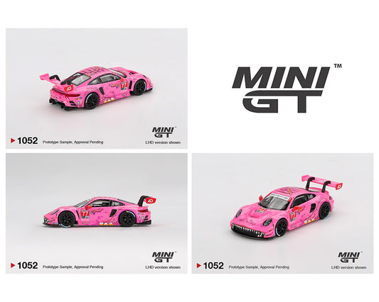 (Preorder) Mini GT 1:64 #1052 Porsche 911 GT3 R #77 AO Racing 2024 IMSA ROAD AMERICA – Mijo Exclusives MGT01052