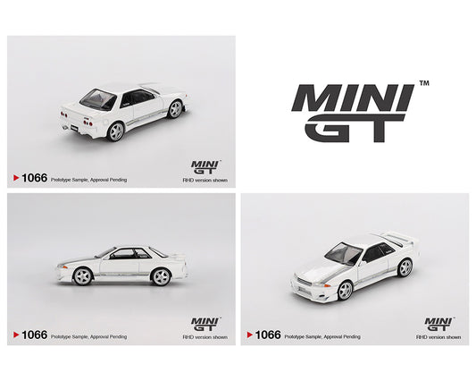 (Preorder) Mini GT 1:64 #1066 Nissan Skyline GT-R (R32) VeilSide Combat C-I White – Mijo Exclusives MGT01066