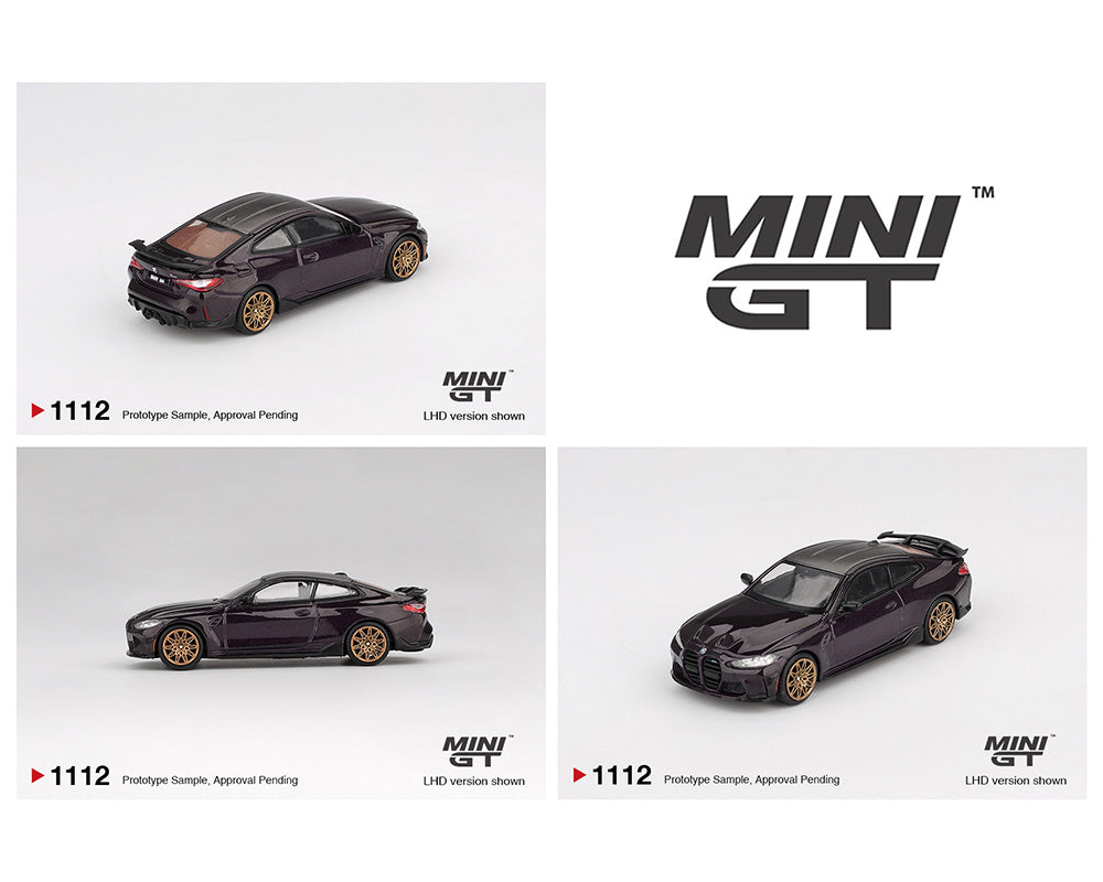 (Preorder) Mini GT 1:64 #1112 BMW M4 M-Performance (G82) – Daytona Violet MGT01112