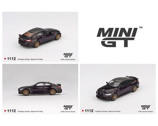 (Preorder) Mini GT 1:64 #1112 BMW M4 M-Performance (G82) – Daytona Violet MGT01112