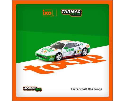 (Preorder) Tarmac Works 1:64 Ferrari 348 Challenge #2 1993 – Limited Edition – Hobby64