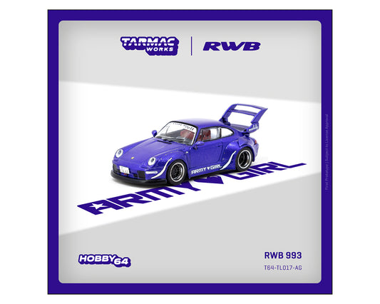 (Preorder) Tarmac Works 1:64 RWB 993 Army Girl