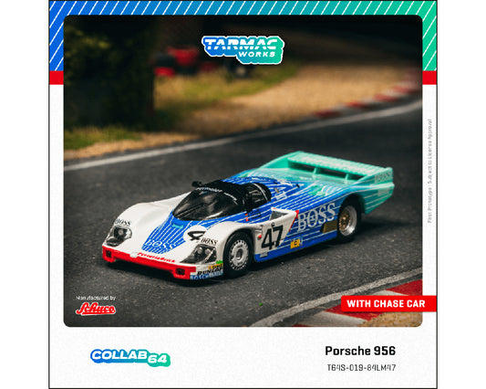 (Preorder) Tarmac Works 1:64 Porsche 956 Le Mans 1984 #47 – Global64