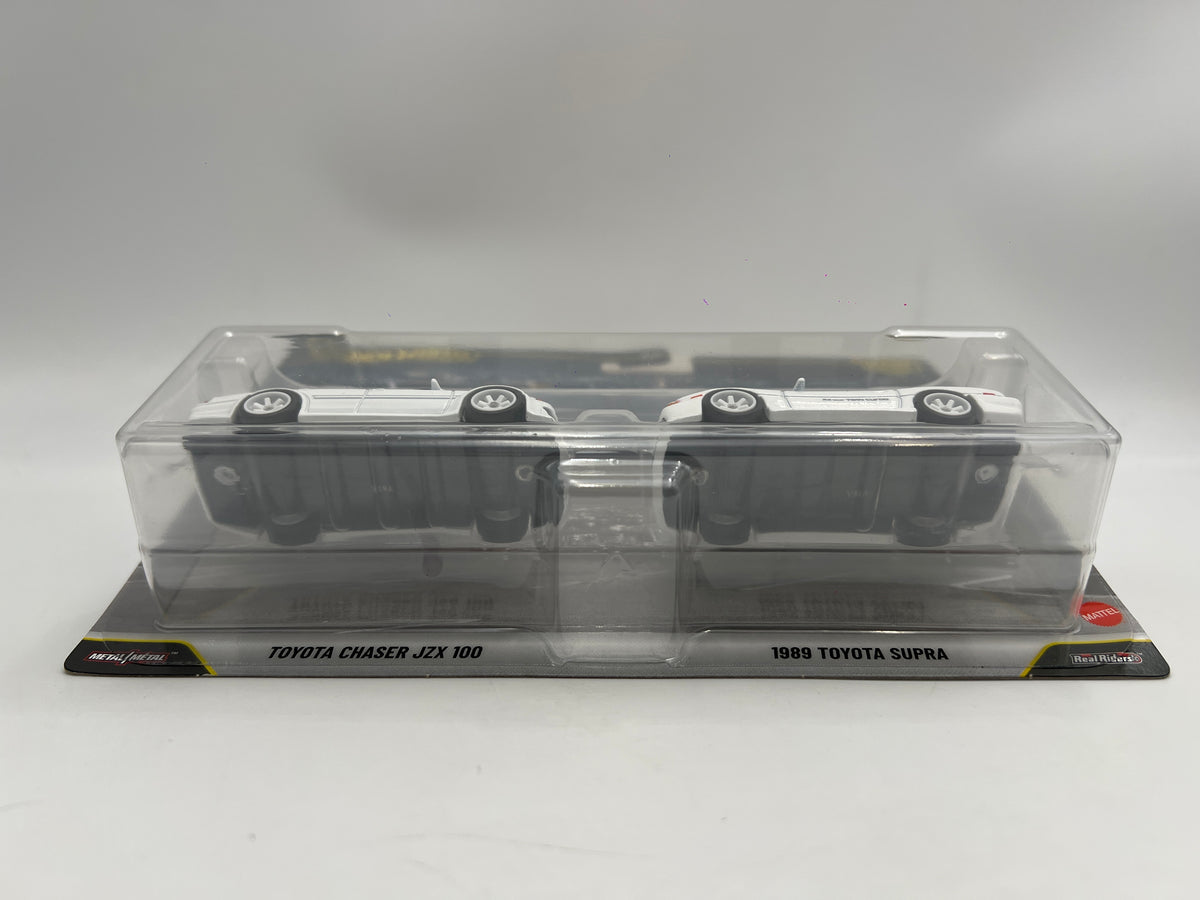 2026 Hot Wheels Premium Target 2 Pack Toyota Chaser JZX 100 & 1989 Toyota Supra White 282C