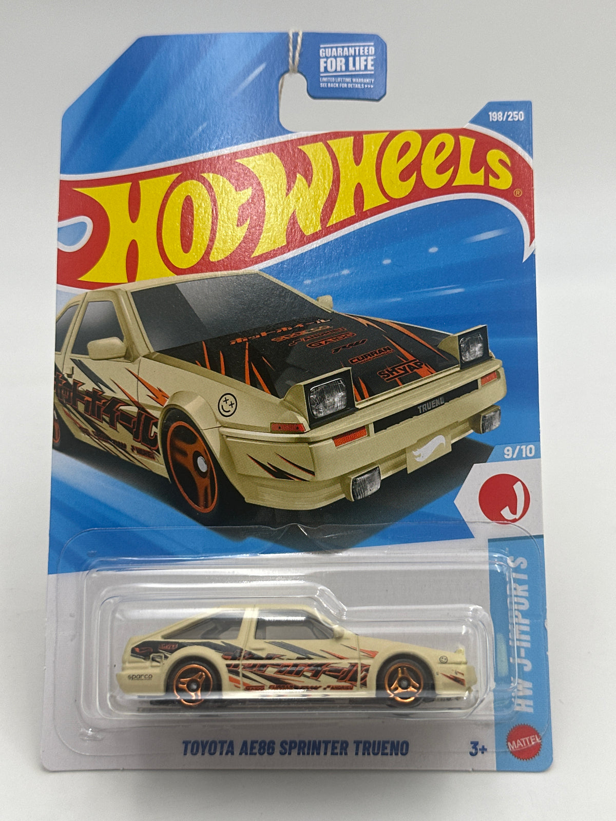 2026 Hot Wheels Q Case #198 Toyota AE86 Sprinter Trueno tan
