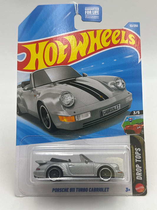 2026 Hot Wheels Q Case #52 Porsche 911 Turbo Cabriolet silver