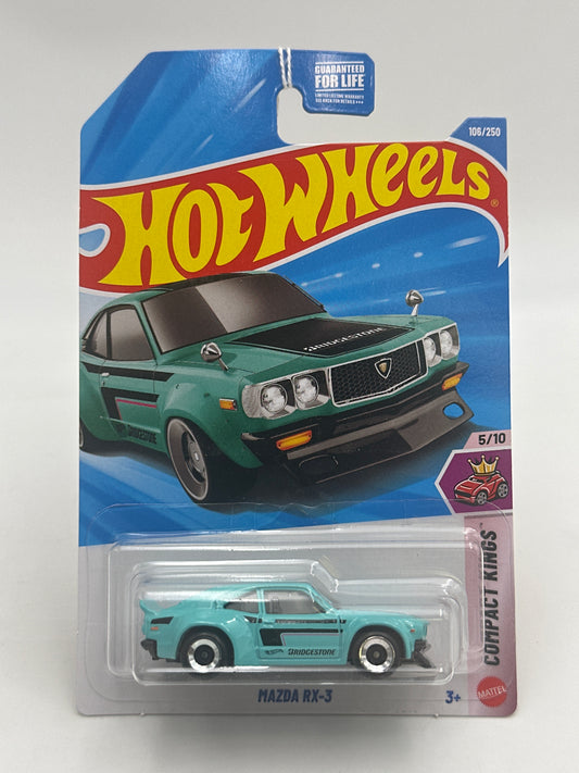 2026 Hot Wheels Q Case #106 Mazda RX-3 RX3 blue
