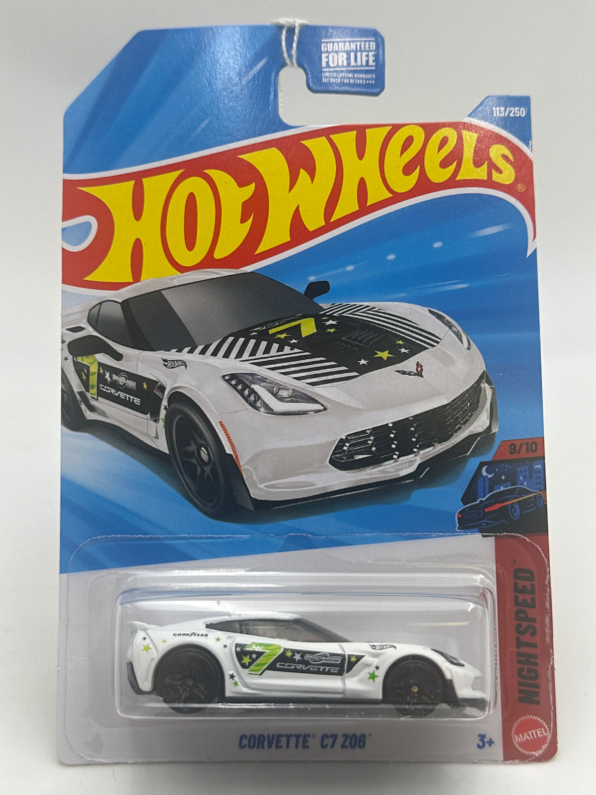 2026 Hot Wheels Q Case #113 Corvette C7 Z06 white