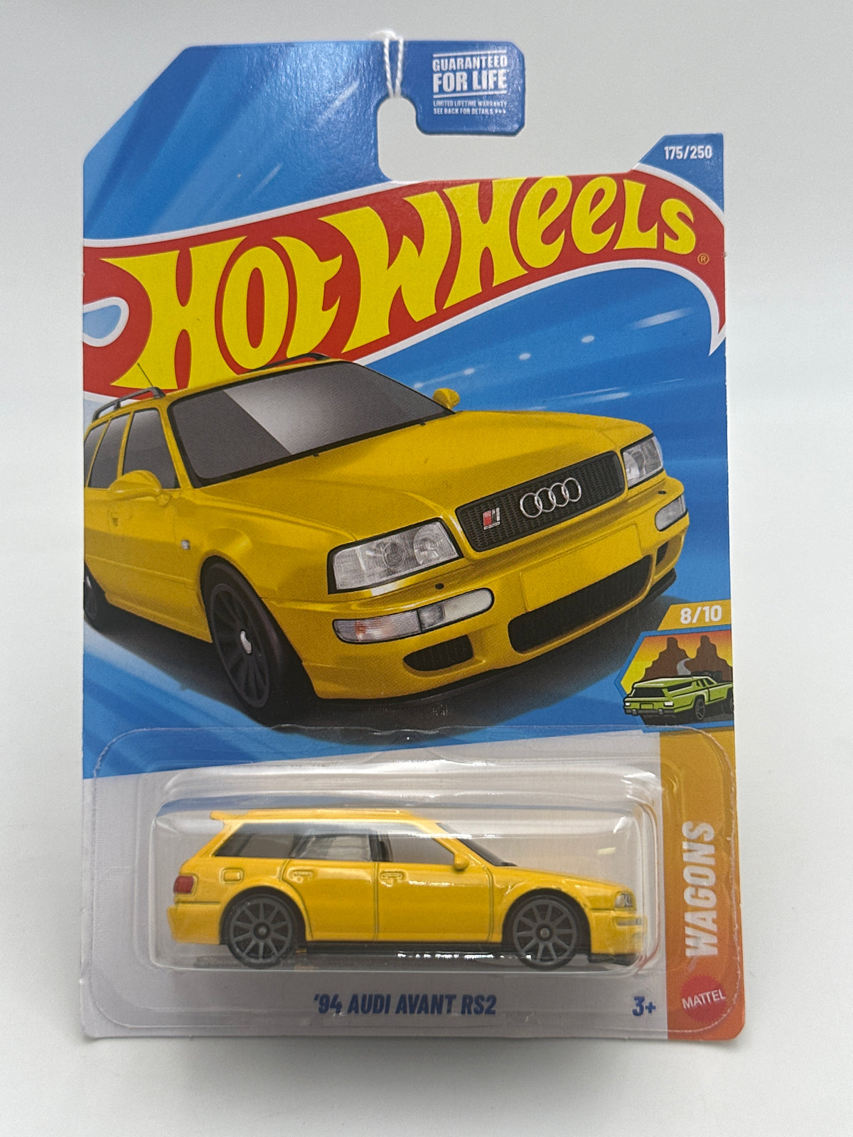 2026 Hot Wheels Q Case #175 94 Audi Avant RS2 yellow