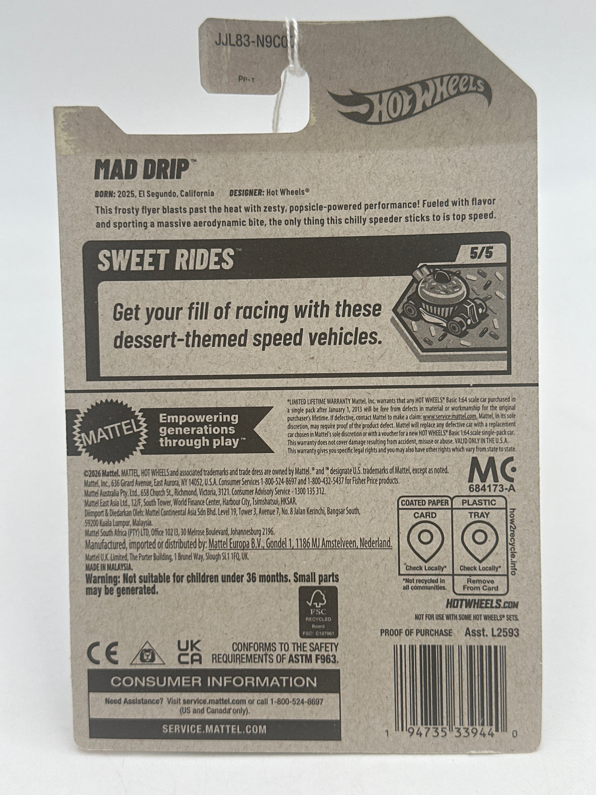 2026 Hot Wheels Q Case #197 Mad Drip