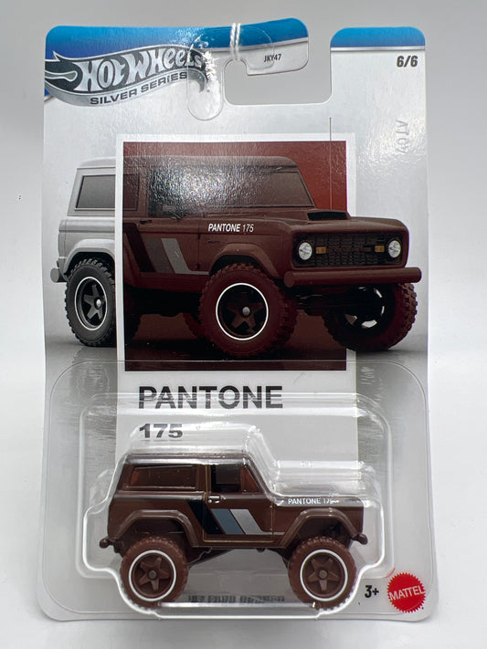 Hot Wheels Silver Series Pantone 175 #6 67 Ford Bronco Brown 162E