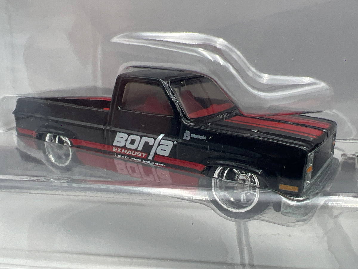 Hot Wheels Premium Target 2 Pack Borla 83 Chevy Silverado & 91 GMC Syclone W/Protector