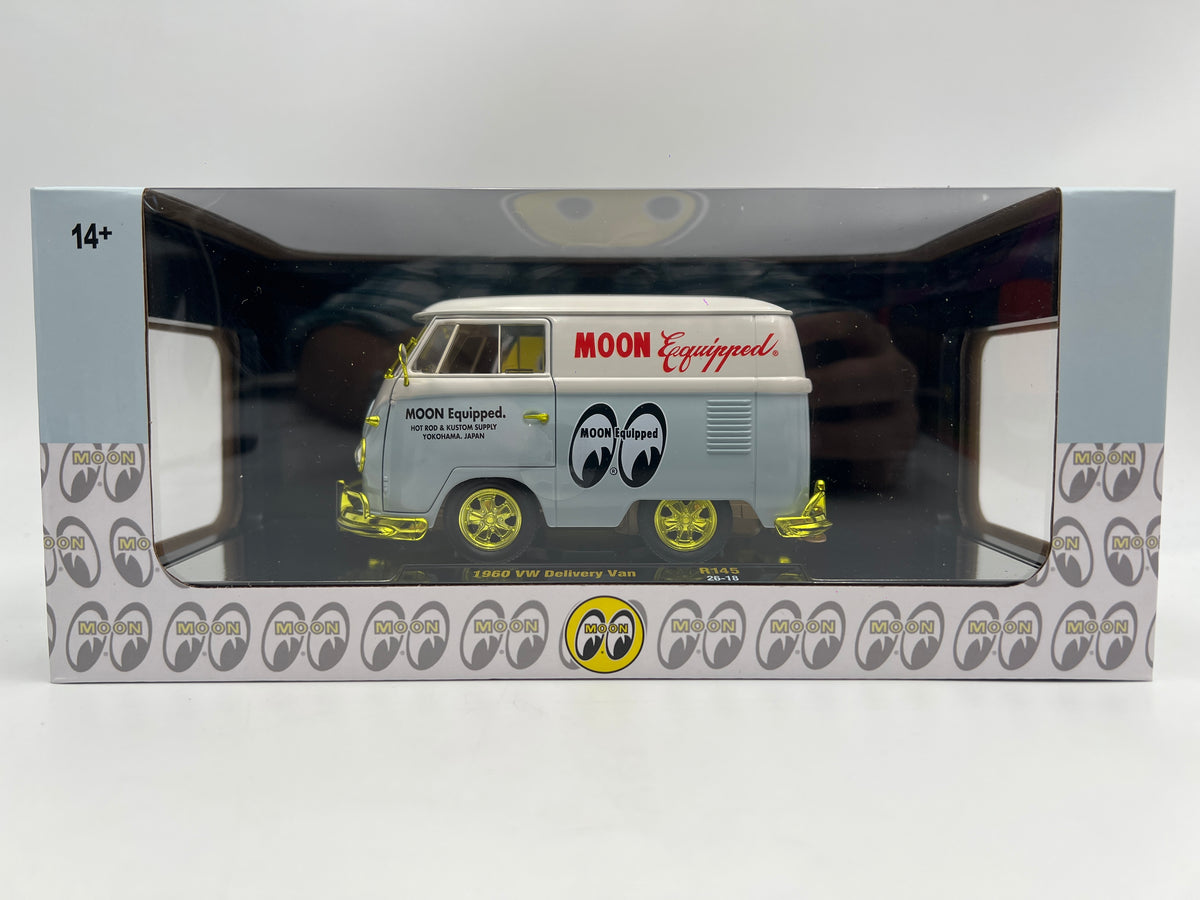 M2 Machines 1/24 Scale R145 CHASE Mooneyes 1960 VW Delivery Van Moon Equipped