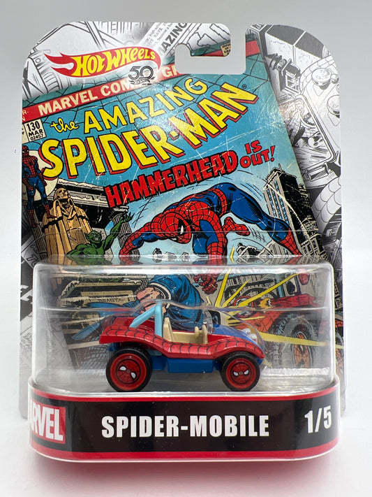 2018 Hot Wheels Premium Retro Entertainment The Amazing Spider-Man #1 Spider-Mobile 268E