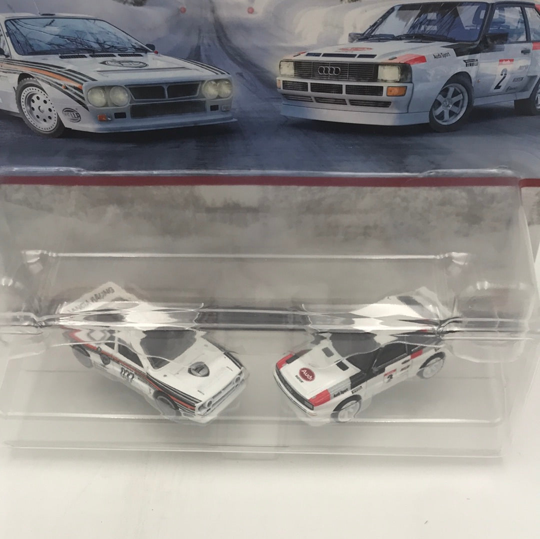 Hot wheels car culture team 2 pack target exclusive Lancia Rally 037 84 Audi Sport Quattro 282G