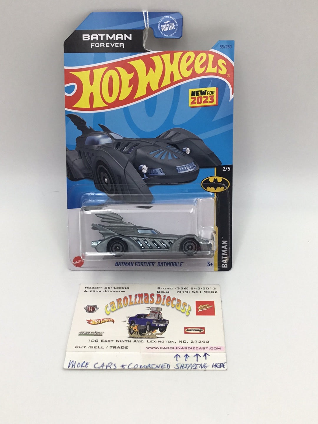 2023 hot wheels J case #55 Batman Forever Batmobile CC1