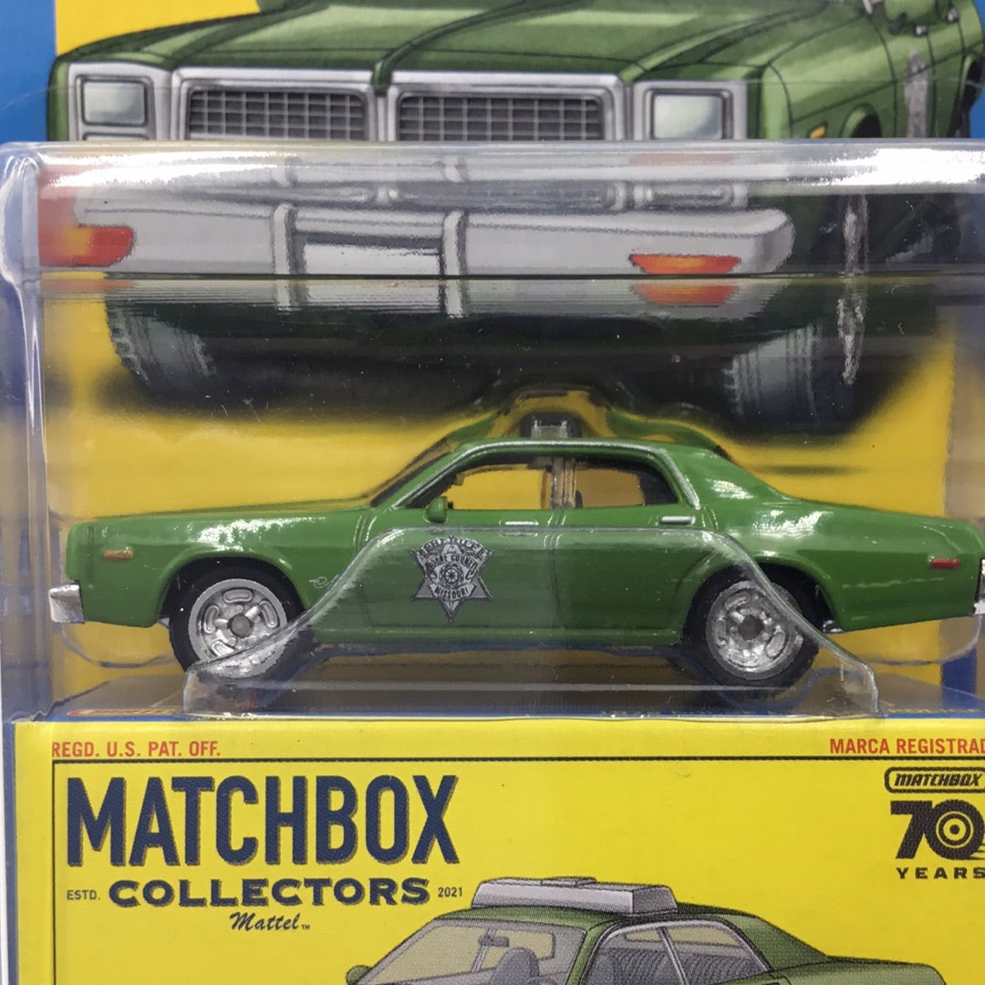 2023 matchbox Collectors #15 1978 Dodge Monoco Police Car 15/22
