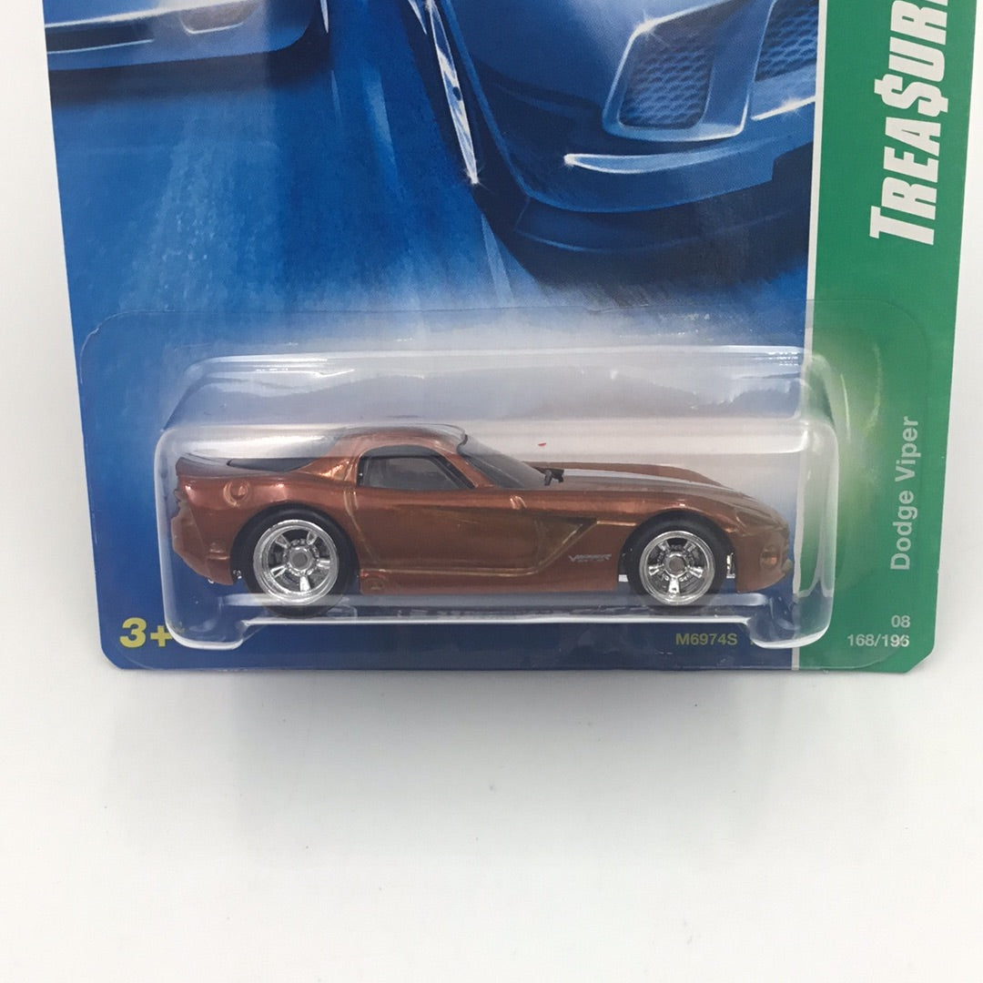 2008 Hot Wheels Super Treasure Hunt #168 Dodge Viper W/Protector real riders