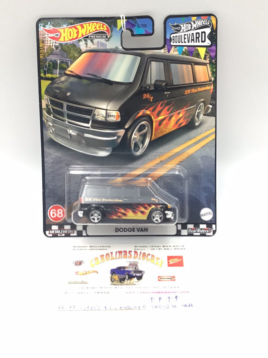 Hot Wheels Boulevard #68 Dodge Van Walmart exclusive B3