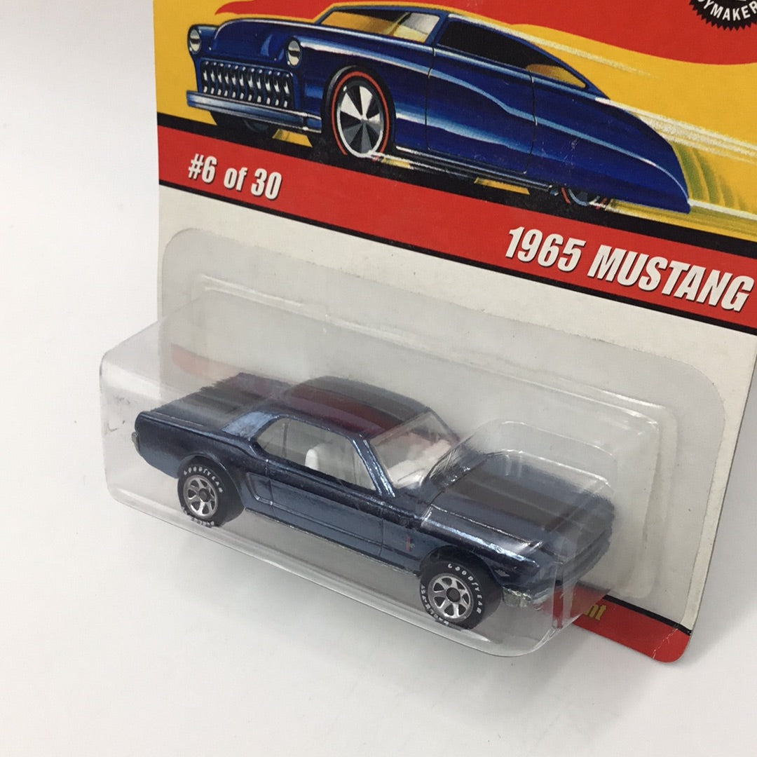 Hot wheels classics series 2 #6 1965 Mustang blue CC3