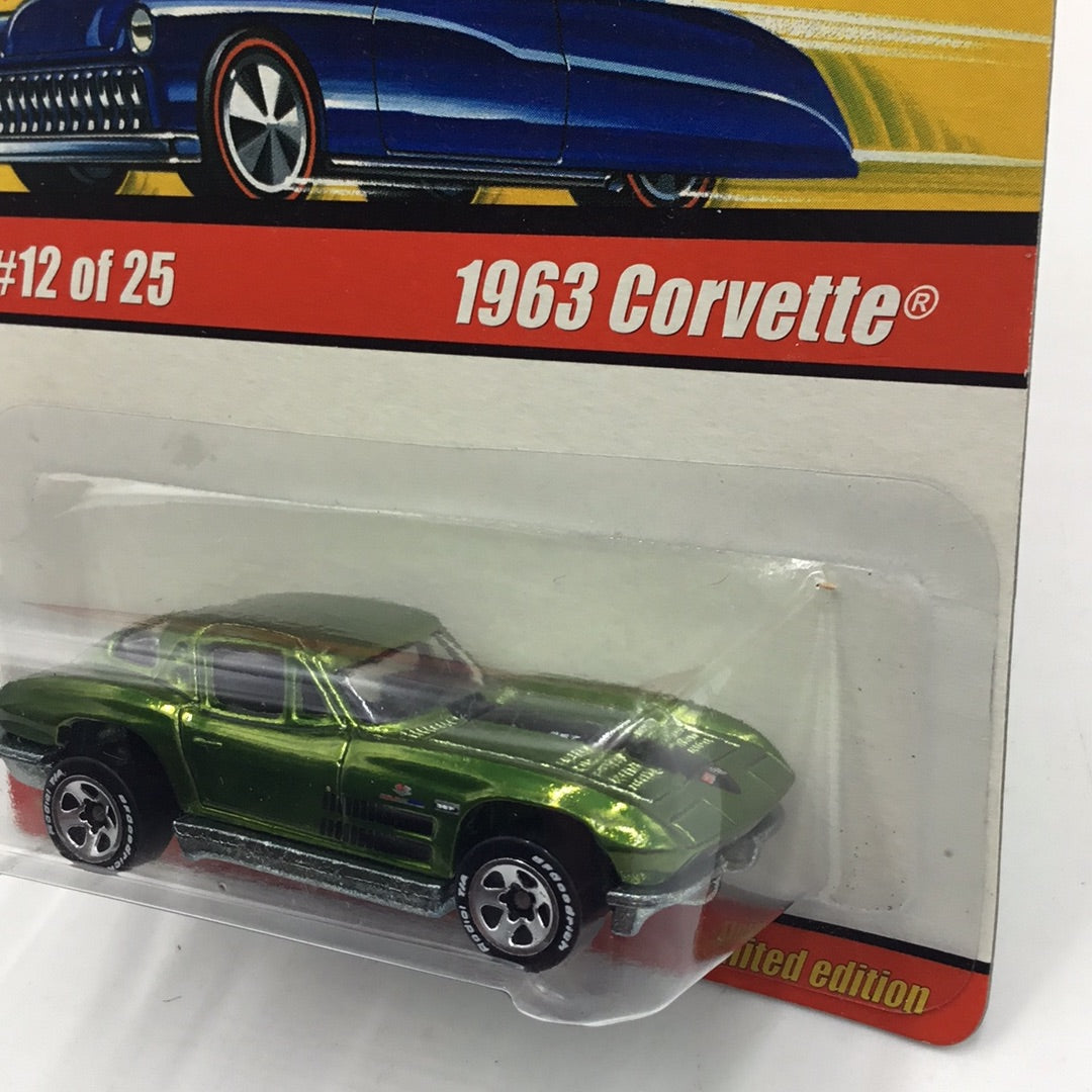 Hot wheels classics series 1 1963 Corvette Dark Green BB6