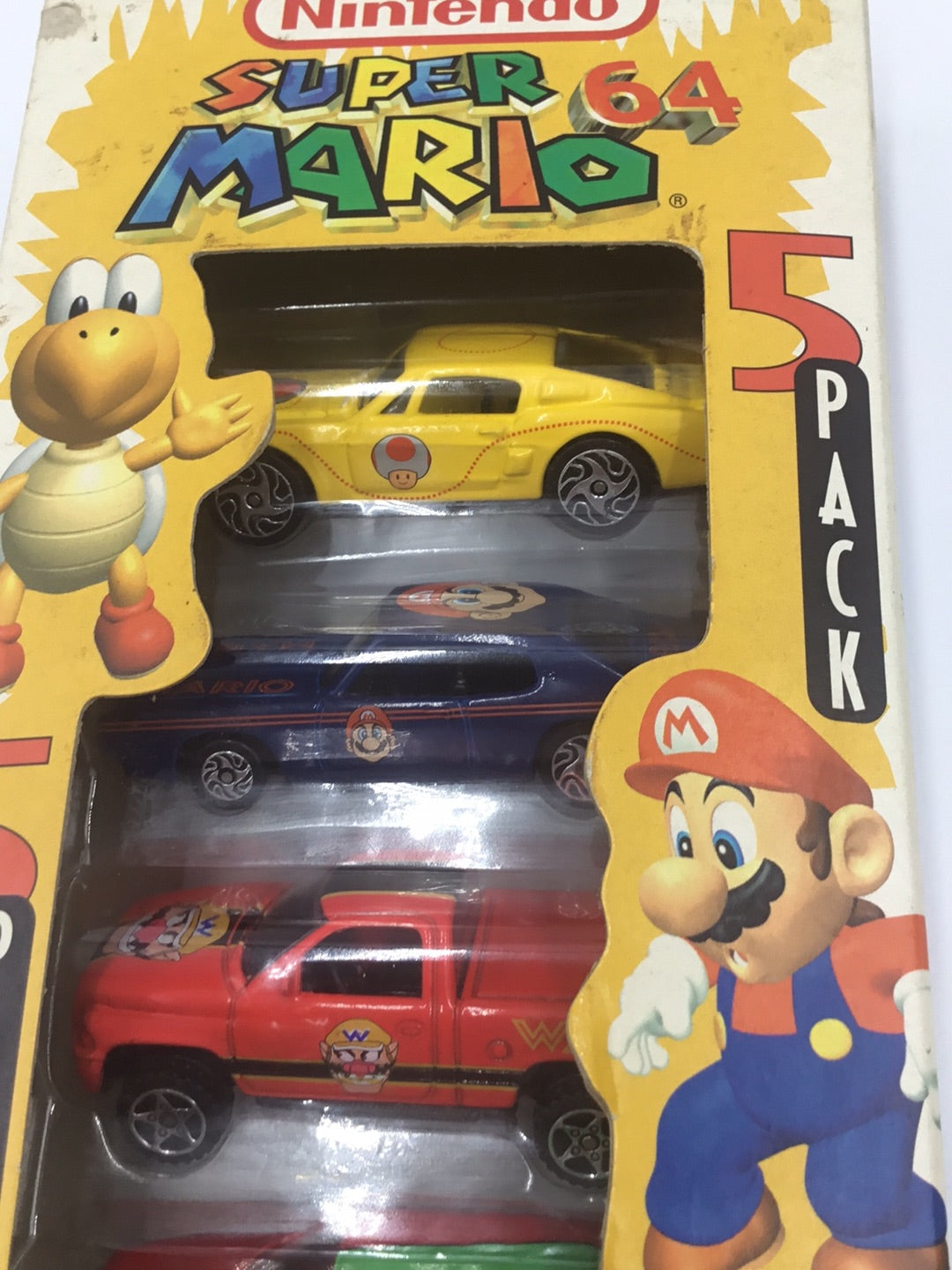 Racing Champions 5 Pack Super Mario 64 Nintendo htf