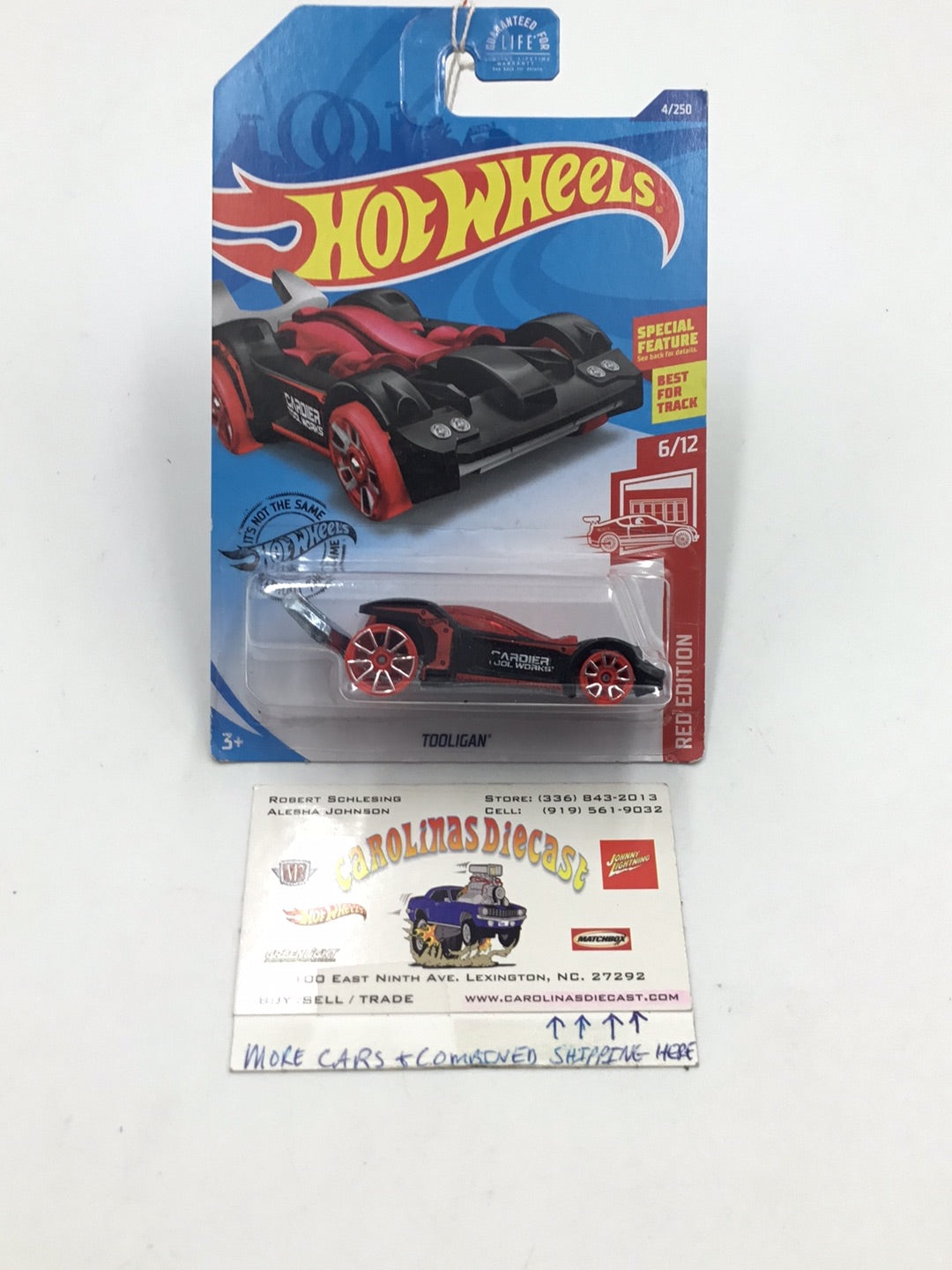 2020 hot wheels #4 red edition Tooligan target red #6 AA2