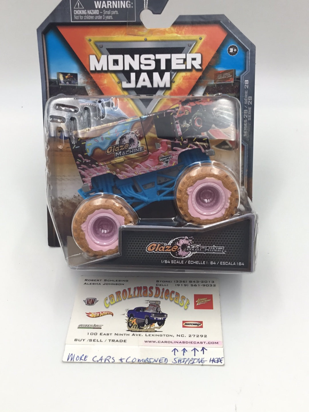 2022 monster jam Series 29 Glaze Machine chase new!!