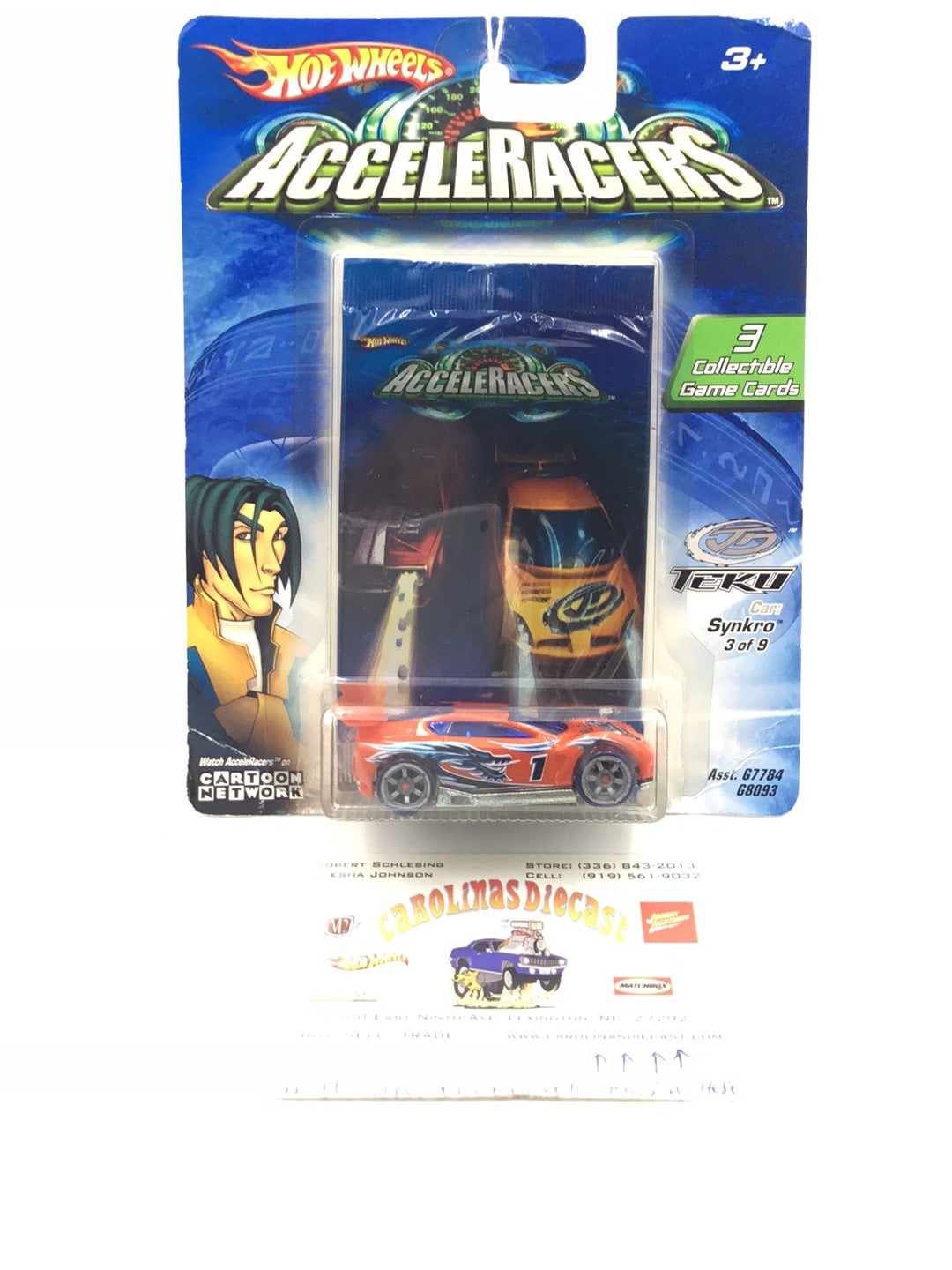 Hot wheels Acceleracers Teku Synkro orange wing 3 of 9 #2