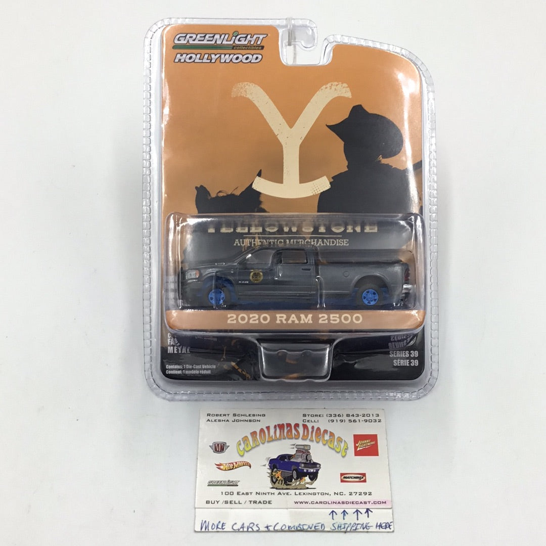 Greenlight Hollywood Yellowstone 2020 Dodge Ram 2500 Walmart Chase Blue Series 39