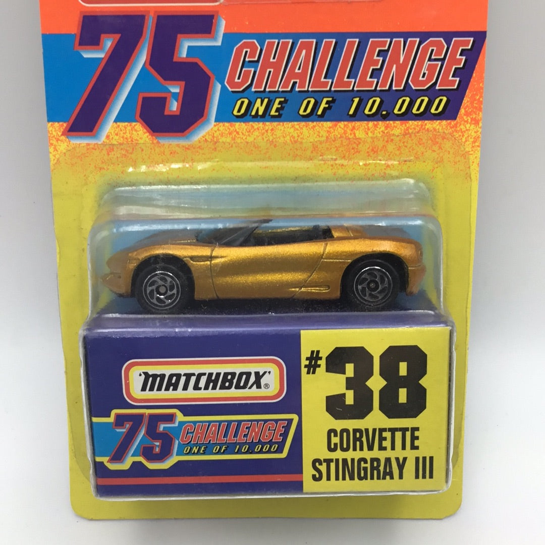 Matchbox 75 Challenge #38 Corvette Stingray III SR