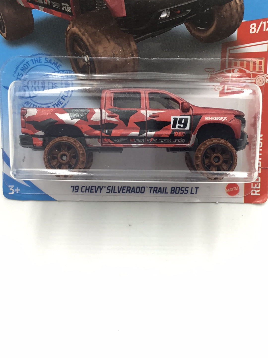 2021 hot wheels red edition #80 2019 Chevy Silverado Trail Boss target red #8 AA3