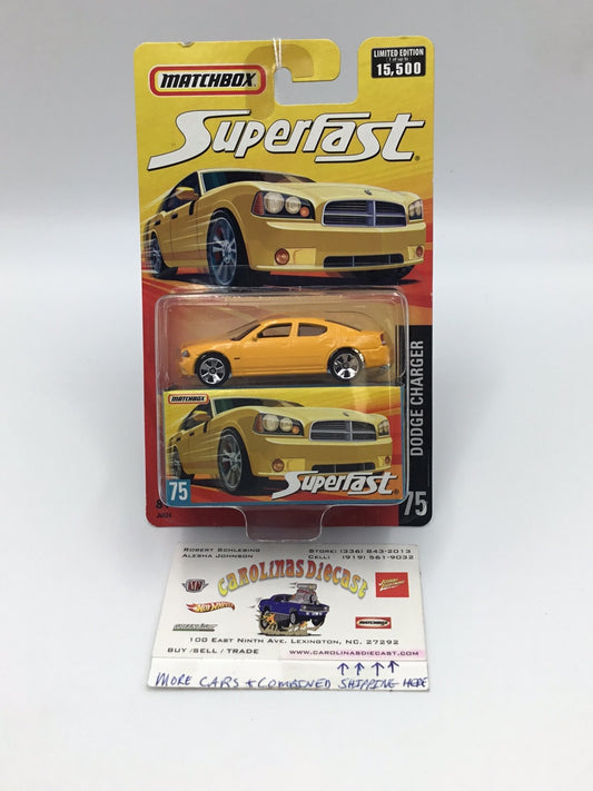 Matchbox Superfast #75 Dodge Charger limited to 15,500