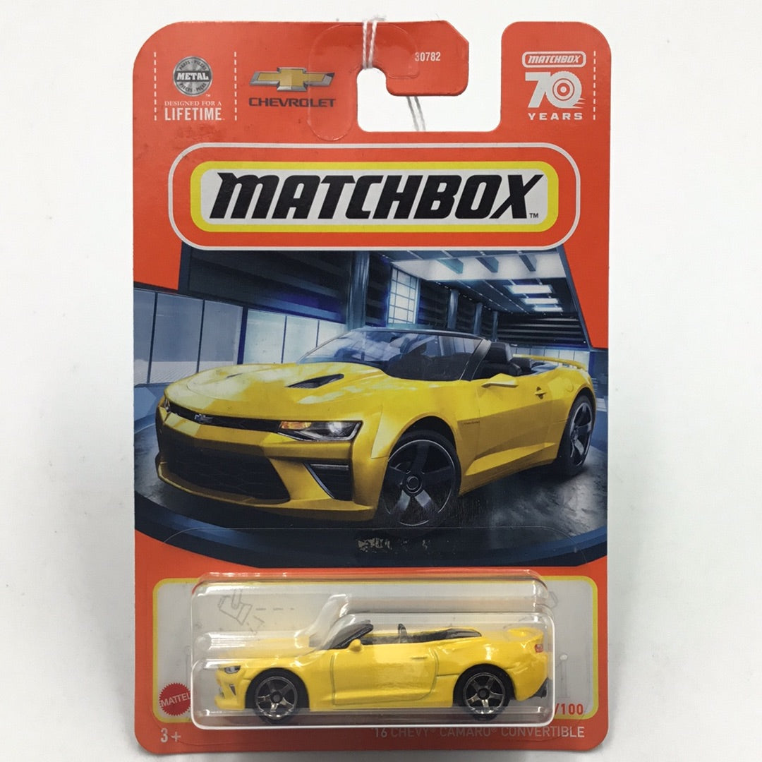 2023 matchbox 70 years #33 2016 Chevy Camaro Convertible