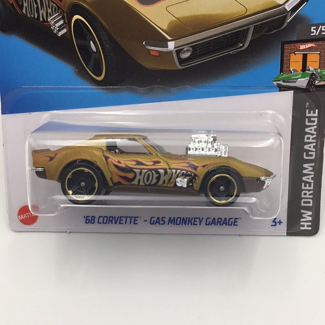 2023 hot wheels H case #139 68 Corvette Gas Monkey Garage 7B