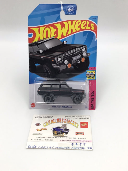 2023 hot wheels H case #52 1988 Jeep Wagoneer 44A