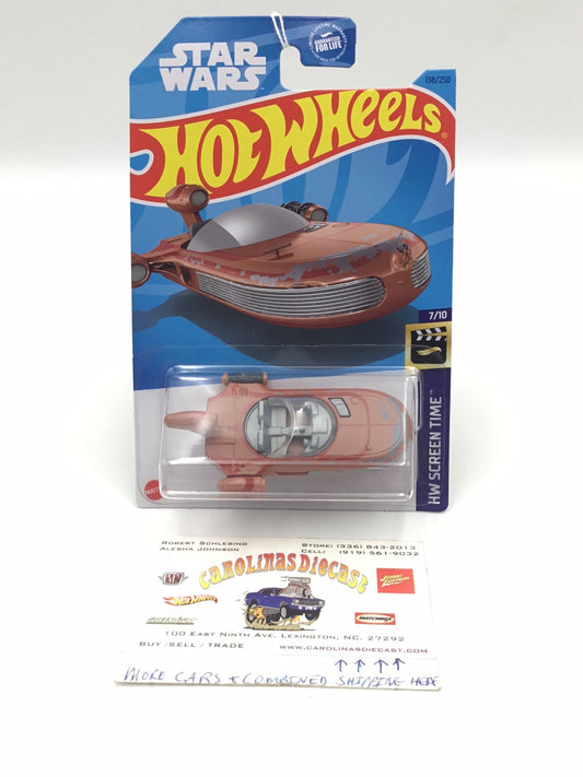 2023 hot wheels H case #138 X-34 Landspeeder Star Wars 120F