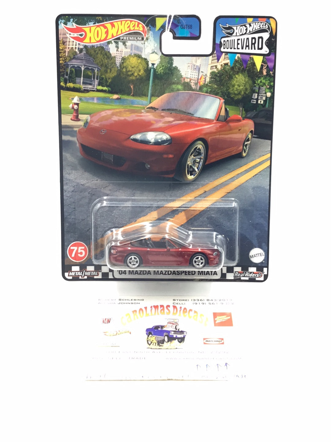 Hot Wheels Boulevard #75 2004 Mazda Mazdaspeed Miata B1