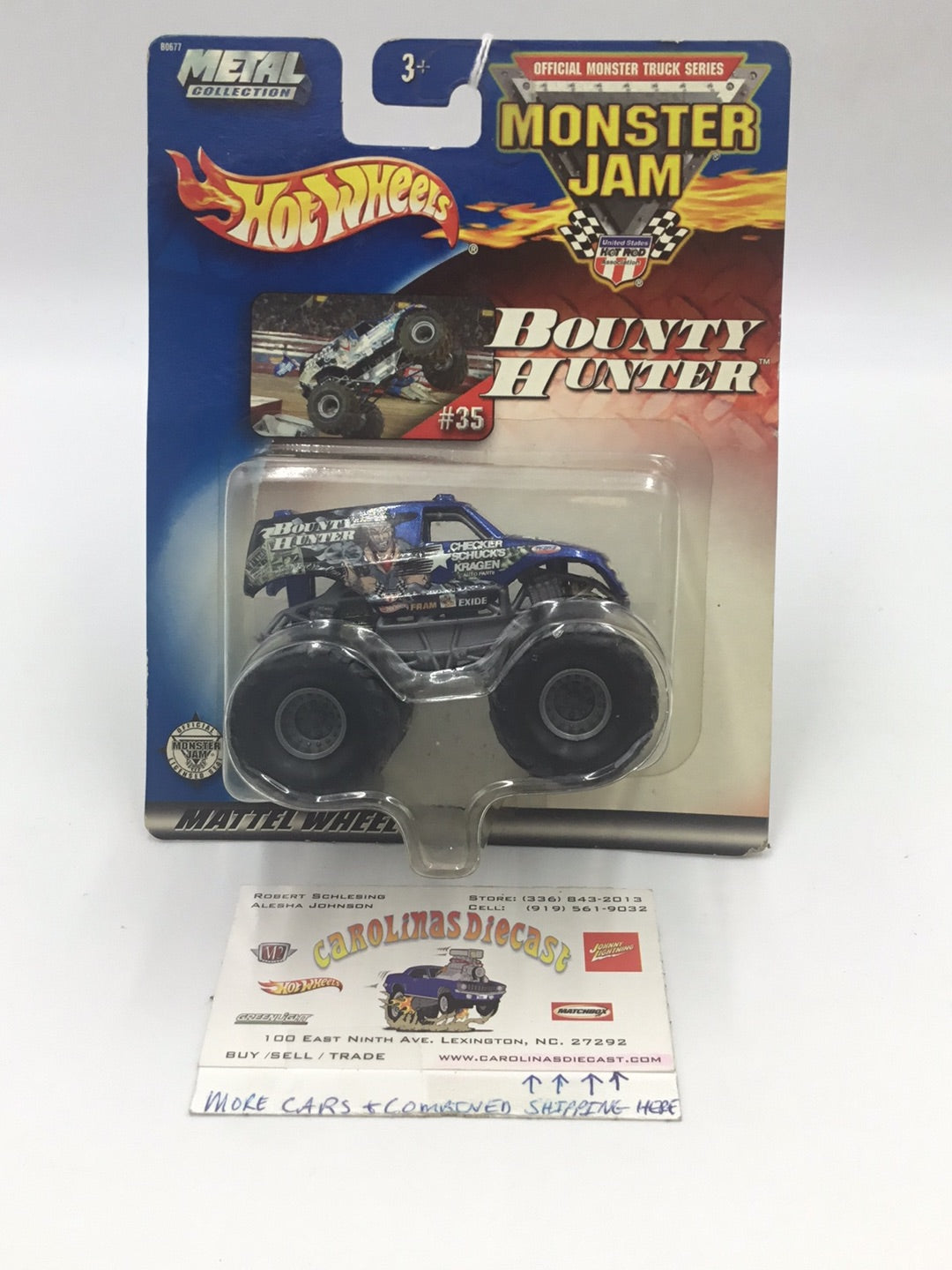 Hot Wheels monster jam #35 Bounty Hunter