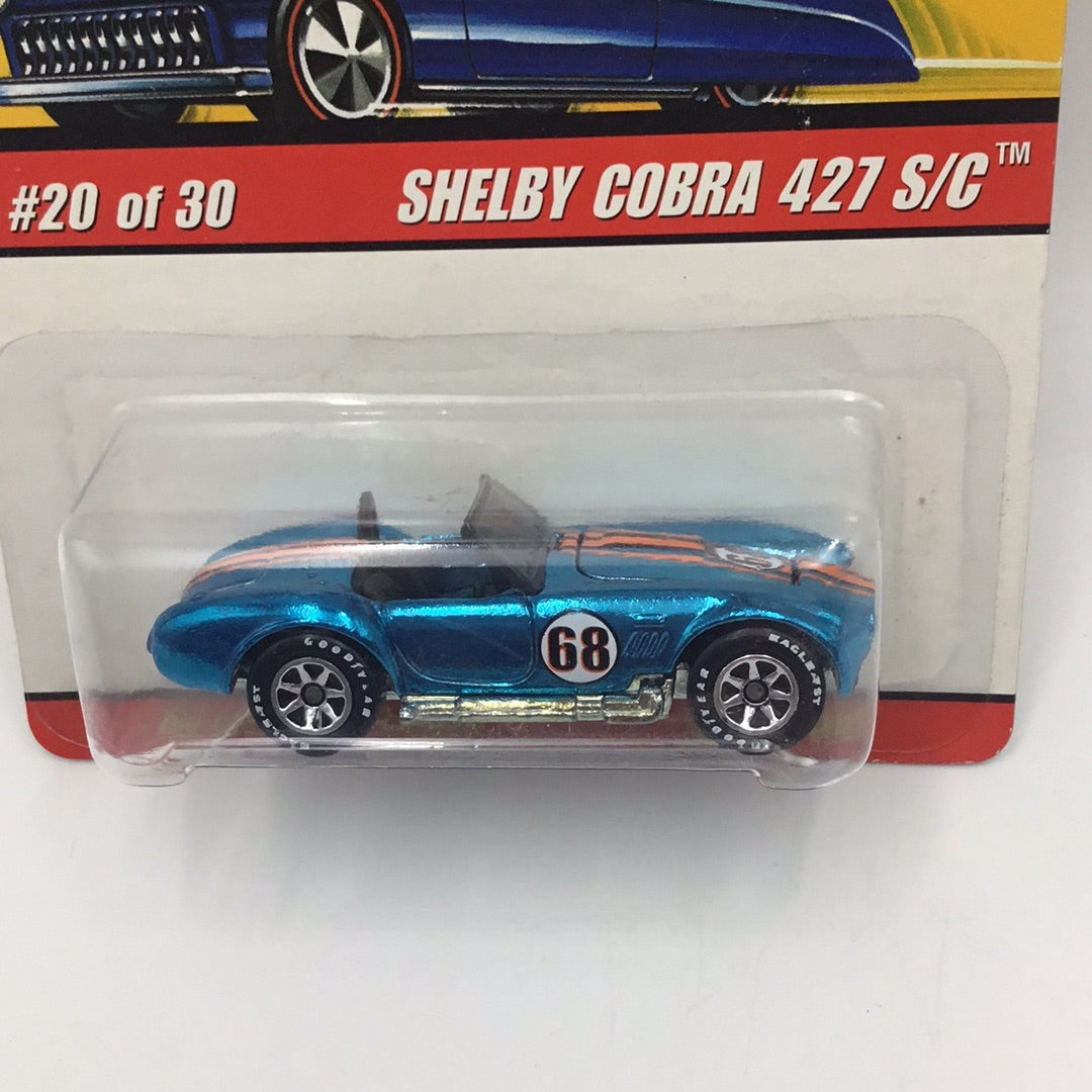 Hot wheels classics series 2 #20 Shelby Cobra 427 S/C blue/orange CC1
