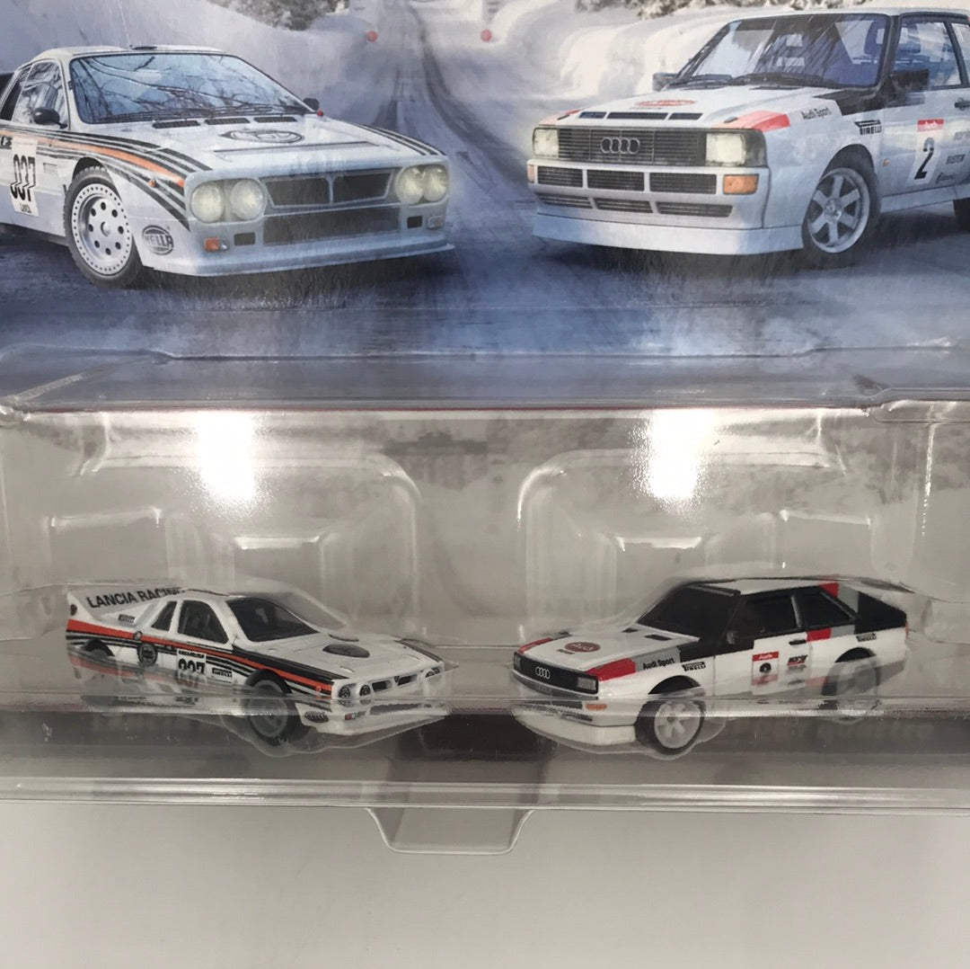 Hot wheels car culture team 2 pack target exclusive Lancia Rally 037 84 Audi Sport Quattro 282G