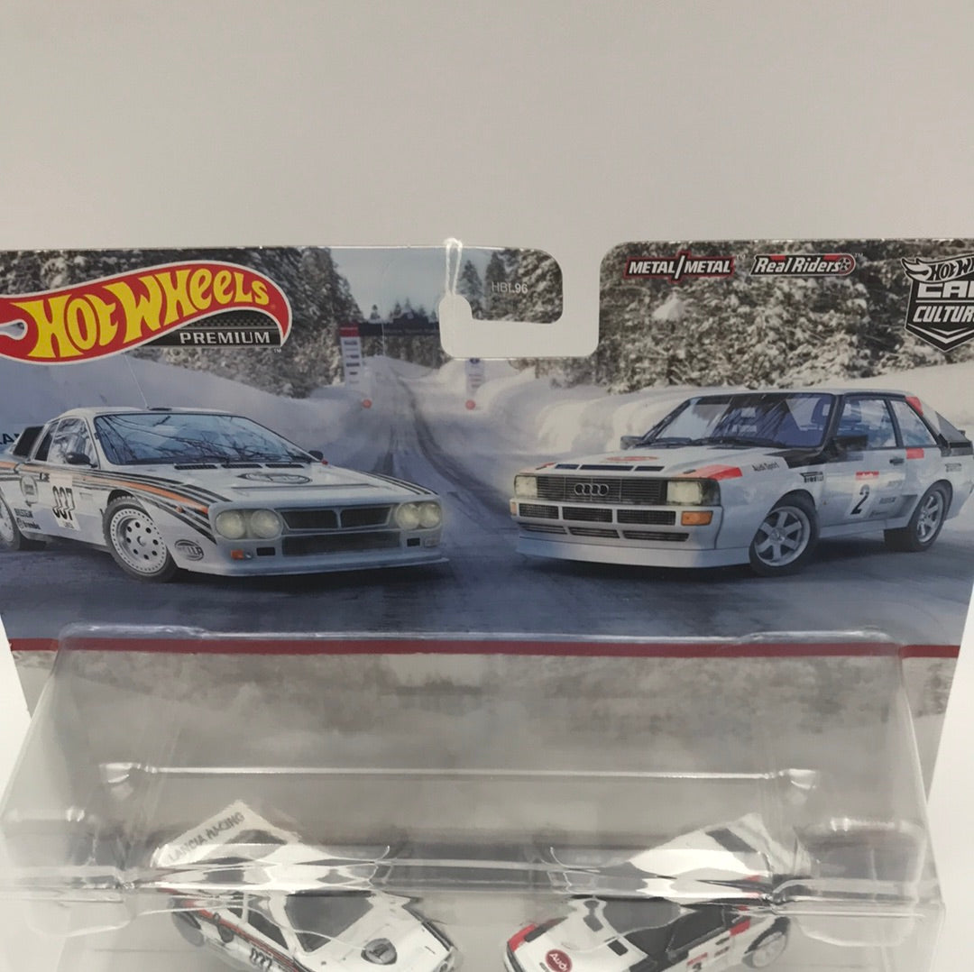 Hot wheels car culture team 2 pack target exclusive Lancia Rally 037 84 Audi Sport Quattro 282G