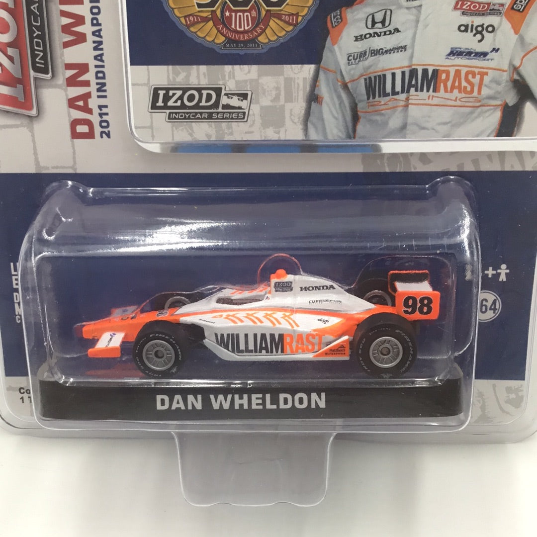 Greenlight izod Indy car series Dan Wheldon Indianapolis 500 1/64 vhtf