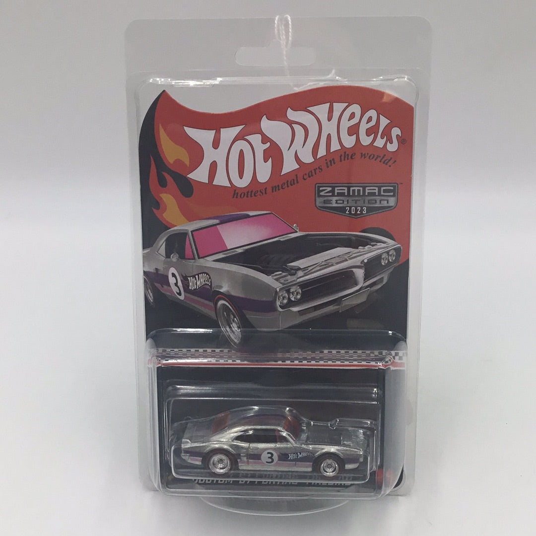 2023 hot wheels Zamac edition mailin legends tour custom 67 Pontiac  Firebird real riders