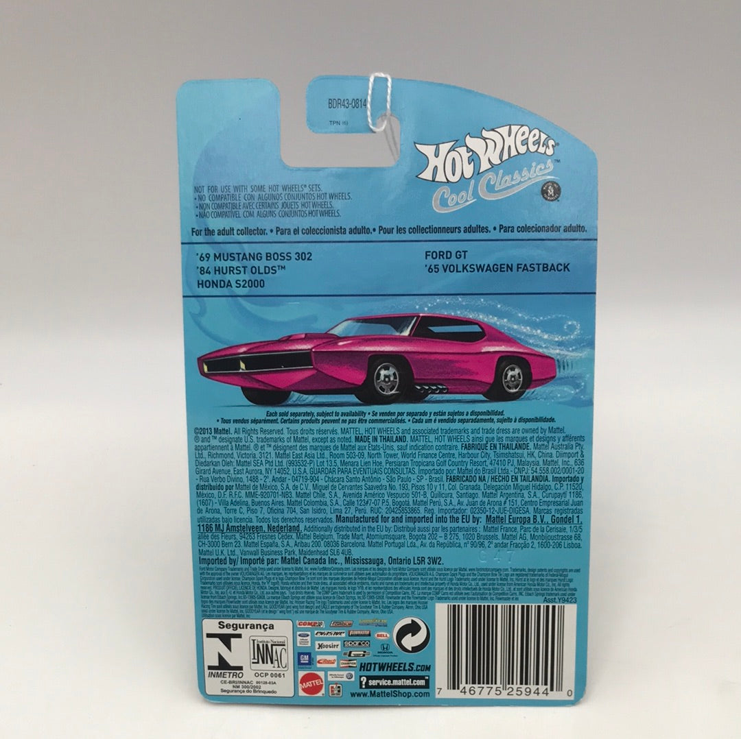 Hot wheels cool classics 84 Hurst Olds 22/30 metal/metal retro slots pink car on card Z2