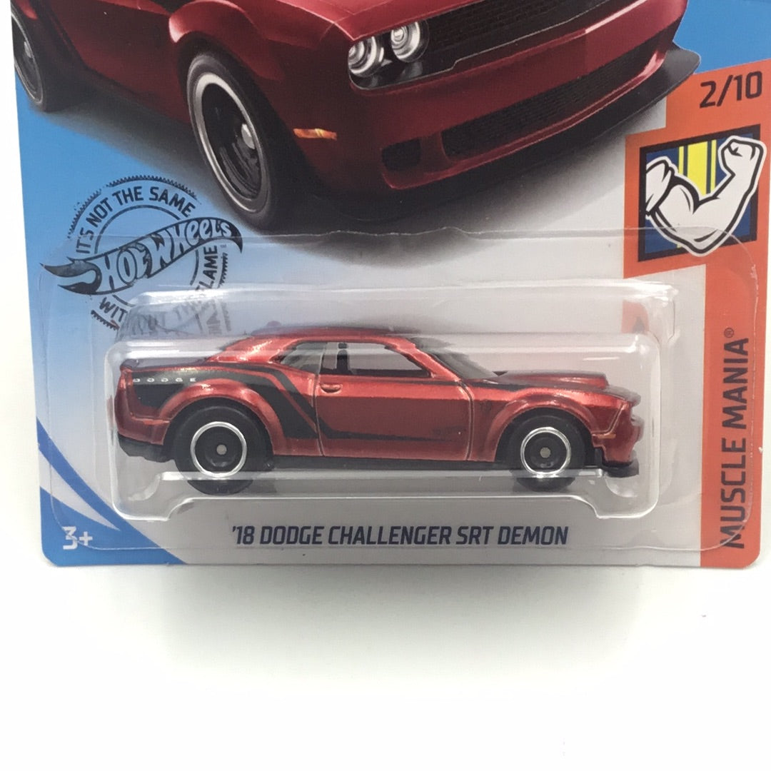 2019 hot wheels super treasure hunt #194 18 Dodge Challenger SRT Demon factory sealed sticker W/Protector